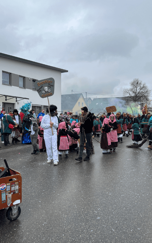 Brezkler Hexen Gruppe mit Bäcker und Ratten